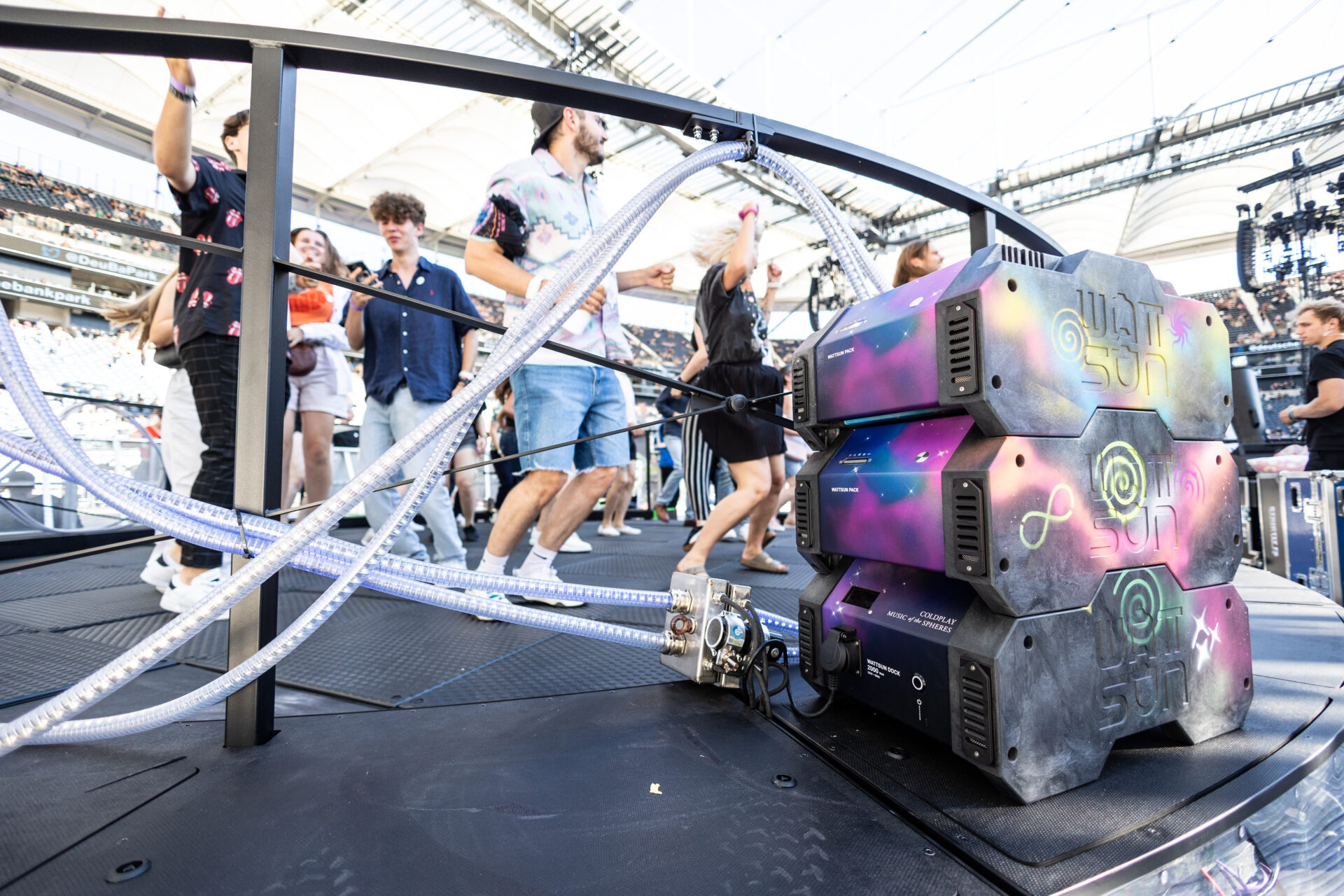 Groene stroomvoorziening op festivals met de batterijsystemen van Wattsun