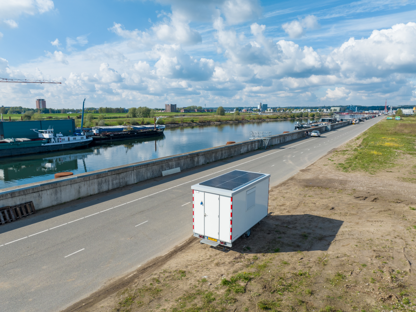 Wattsun solar kit - accu met zonnepanelen voor mobiele draagbare stroomvoorziening